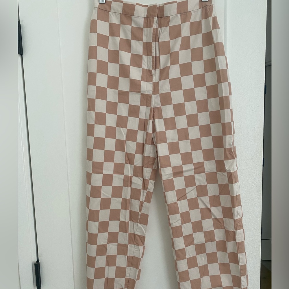 cotton checker trouser for your coastal grandmother vibes